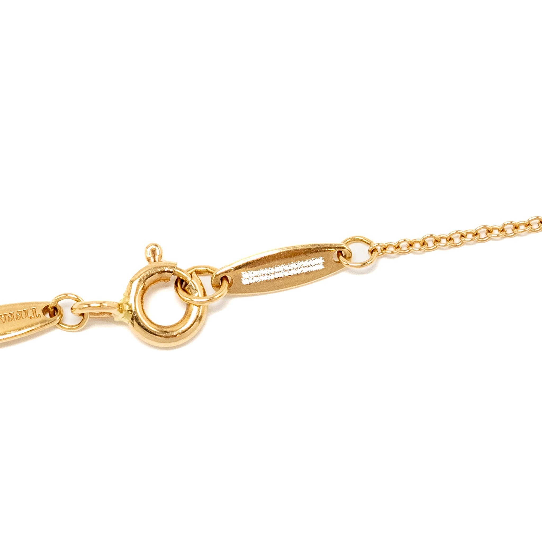 TIFFANY BY THE YARD SINGLE DIAMOND PENDANT, ROSE GOLD 0.21CT, H COLOUR VVS2