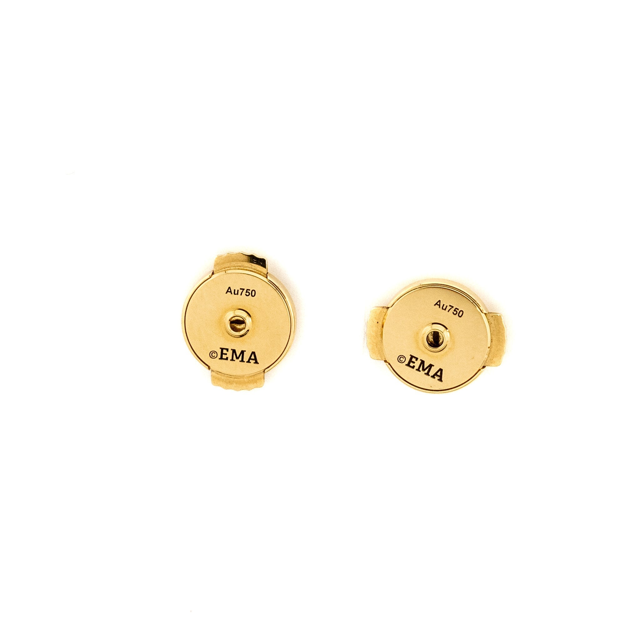 LOUIS VUITTON MONOGRAM AND ROUND EARRINGS YELLOW GOLD (SELL IN SET)