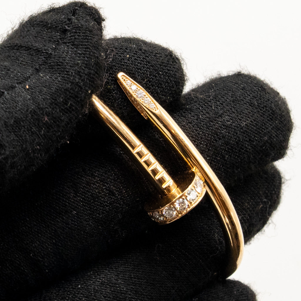 CARTIER JUSTE UN CLOU BRACELET ROSE GOLD, DIAMONDS