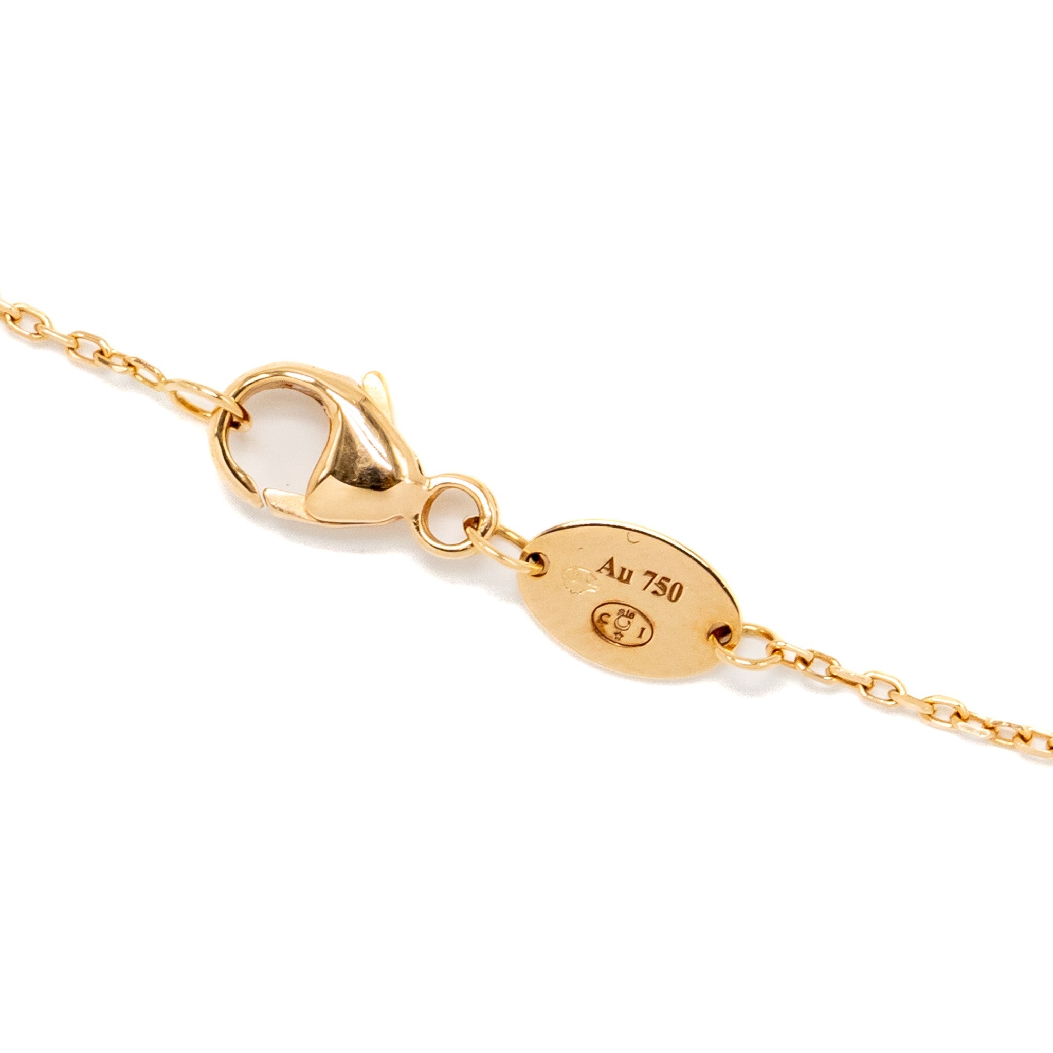 CHAUMET JEUX DE LIENS BRACELET MOTHER OF PEARL ROSE GOLD WITH DIAMOND