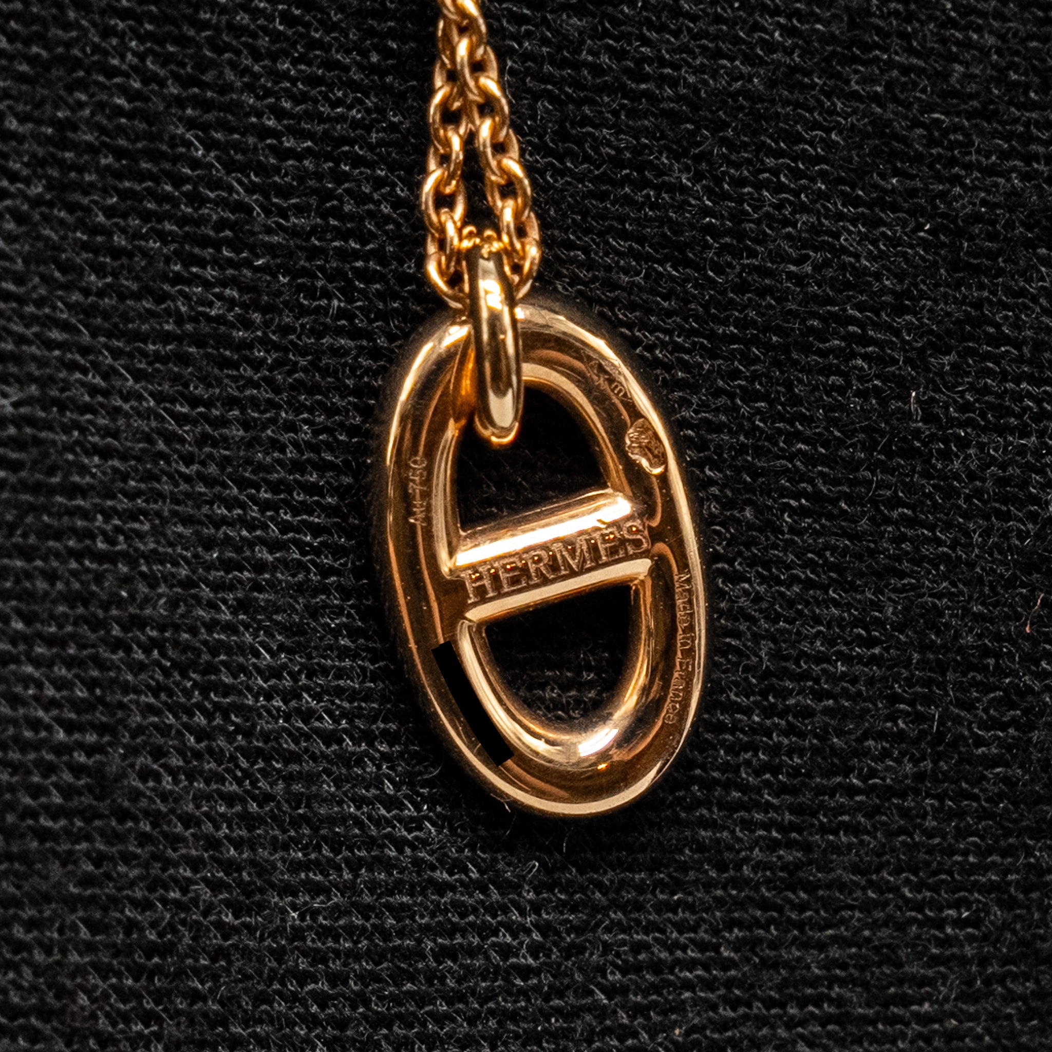 HERMES FARANDOLE PENDANT ROSE GOLD
