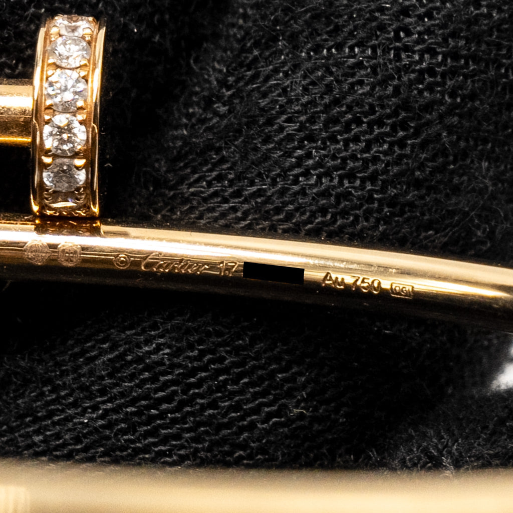 CARTIER JUSTE UN CLOU BRACELET ROSE GOLD/DIAMONDS