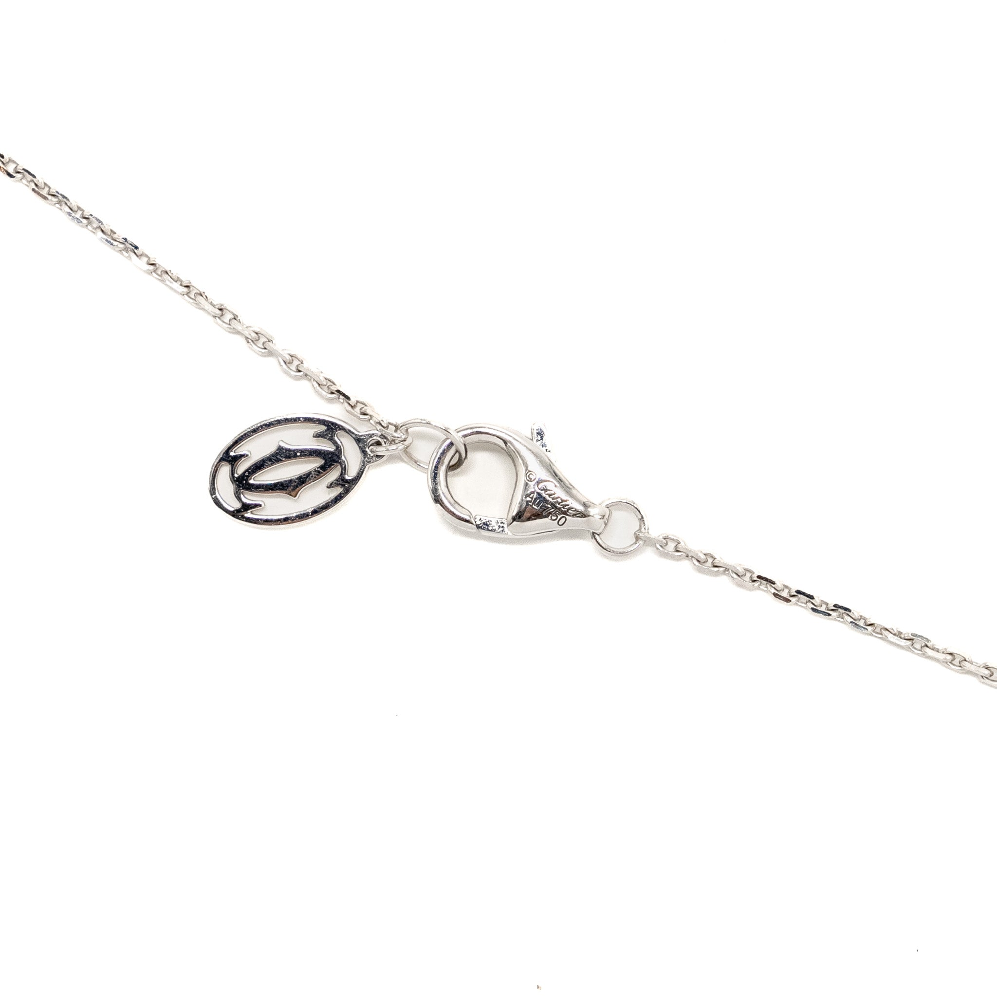 CARTIER NECKLACE WHITE GOLD, DIAMOND
