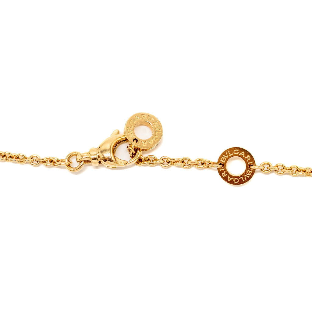 BVLGARI BVLGARI NECKLACE ROSE GOLD/DIAMONDS/ONYX