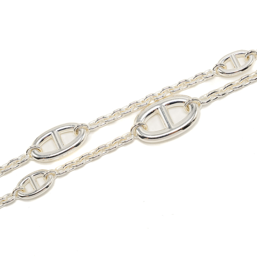 HERMES 80CM FARANDOLE LONG NECKLACE 925 STERLING SILVER