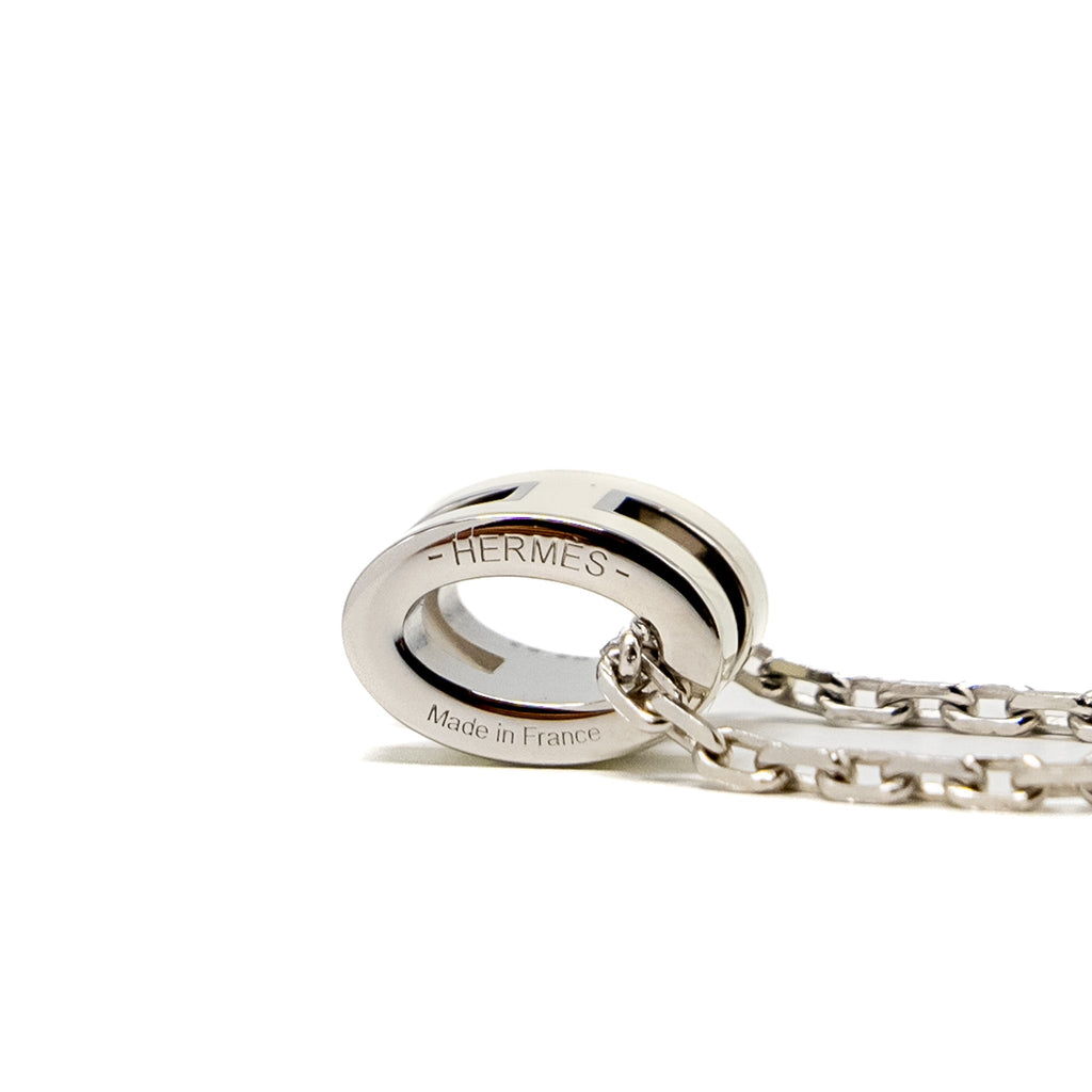 HERMES MINI POP H PENDANT BLANC SHW