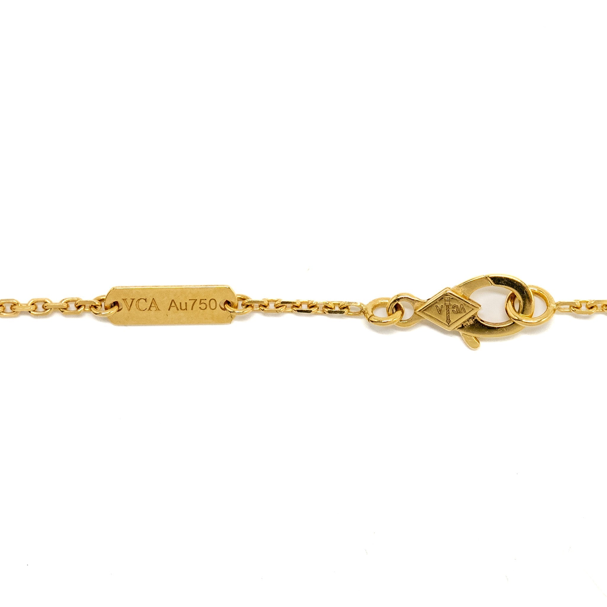 VAN CLEEF & ARPELS VINTAGE ALHAMBRA PENDANT MALACHITE YELLOW GOLD