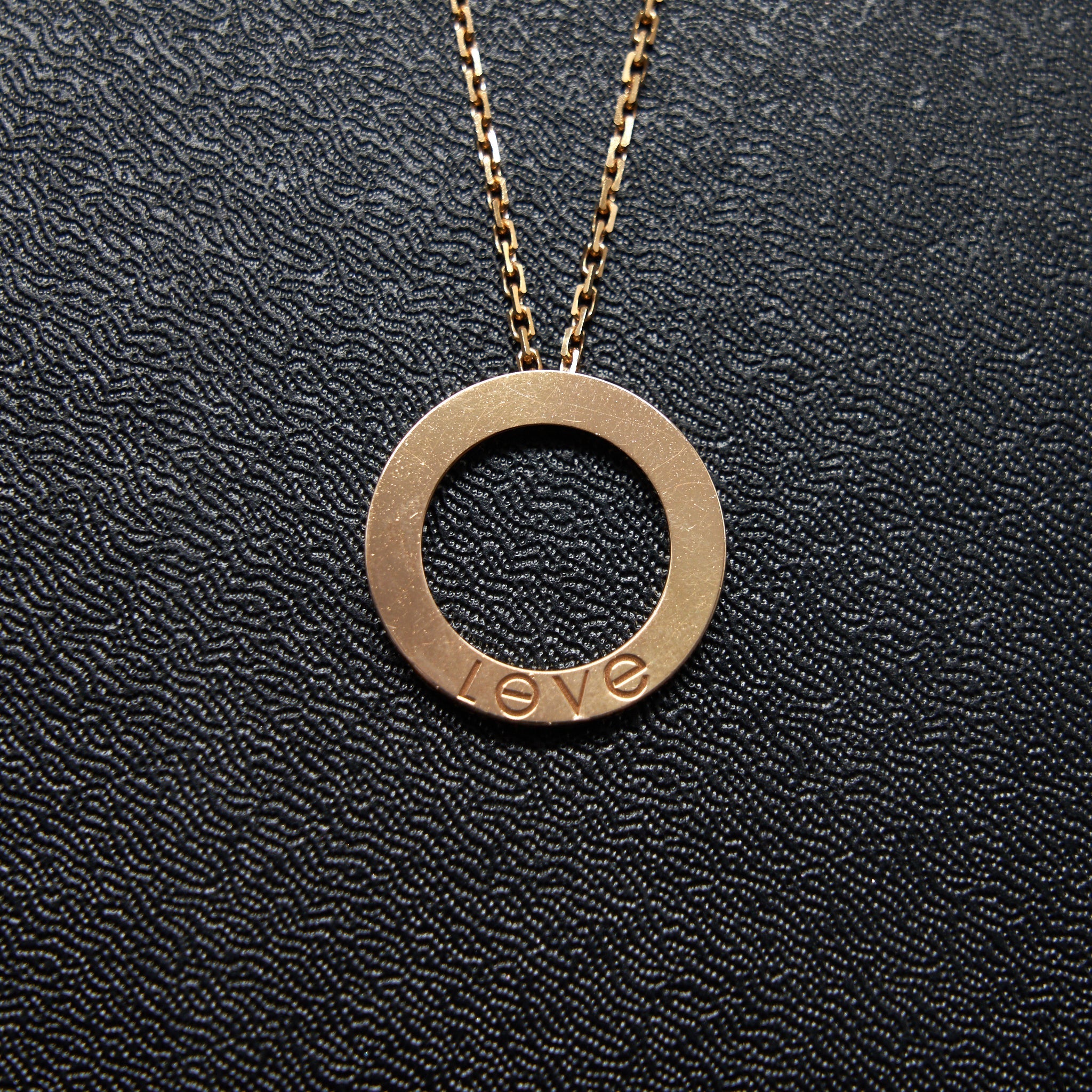 CARTIER LOVE NECKLACE ROSE GOLD
