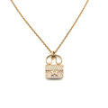 HERMES CONSTANCE AMULETTE NECKLACE ROSEGOLD
