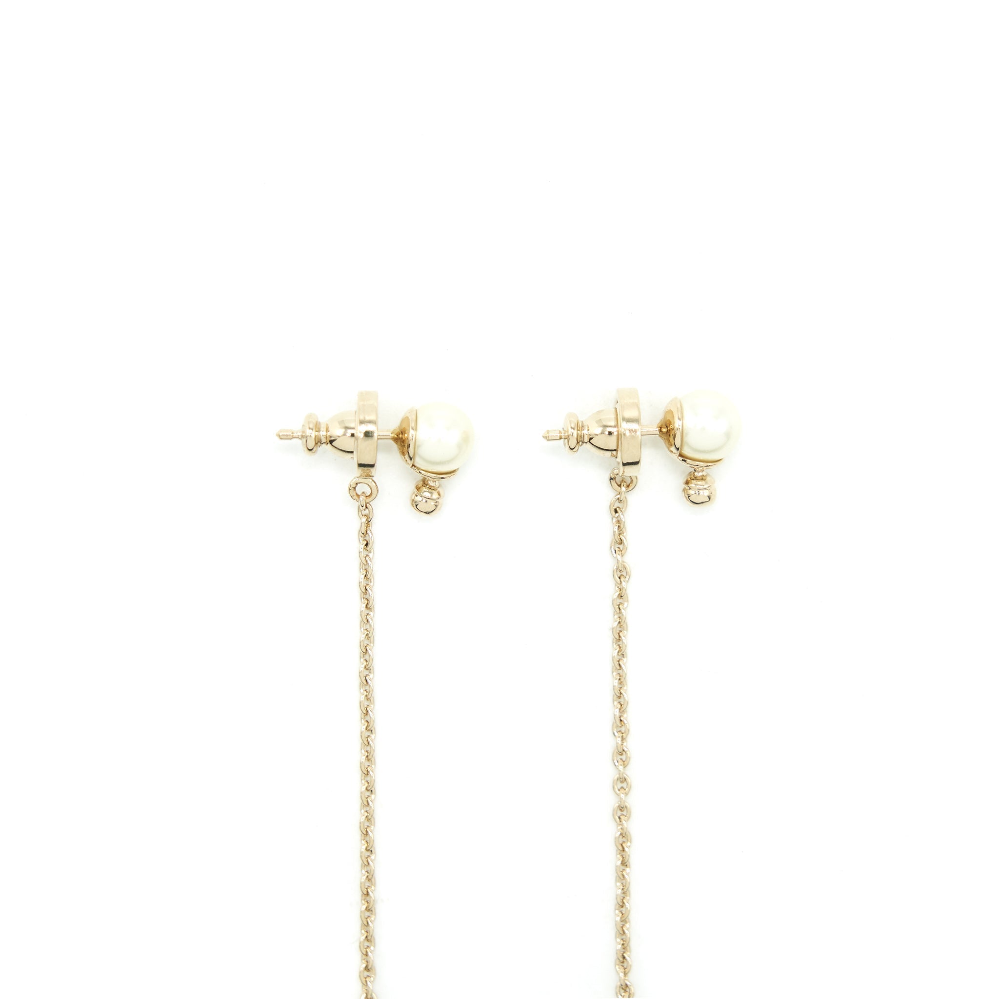 DIOR CD STAR PEARL DROP EARRING