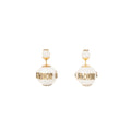 DIOR J’ADIOR ROUND PEARL EARRING GOLD TONE